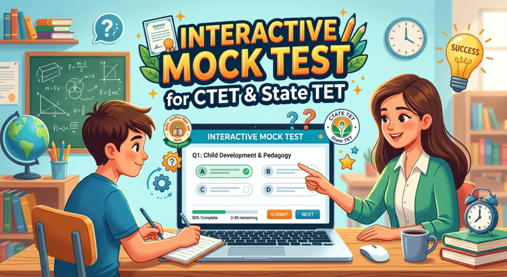 Interactive Mock Test for CTET & State TET