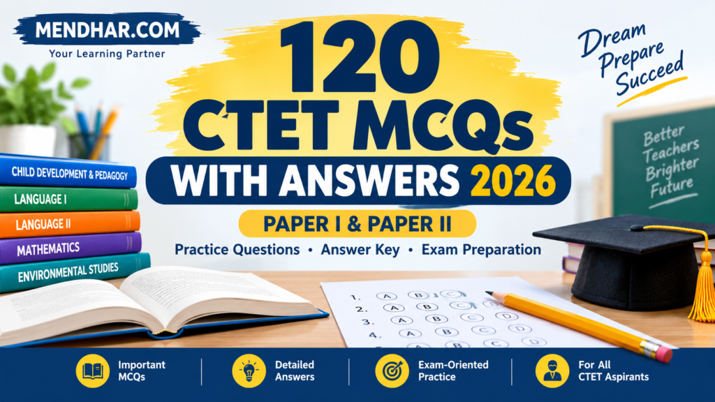 CTET MCQs Practice Set 2026