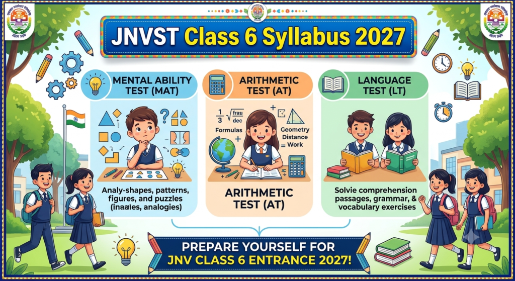 JNVST Class 6 Syllabus 2027 Latest Changes, New EVS Section